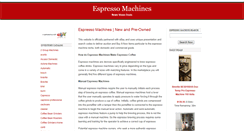 Desktop Screenshot of espressomachines.looknooks.com