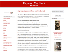 Tablet Screenshot of espressomachines.looknooks.com